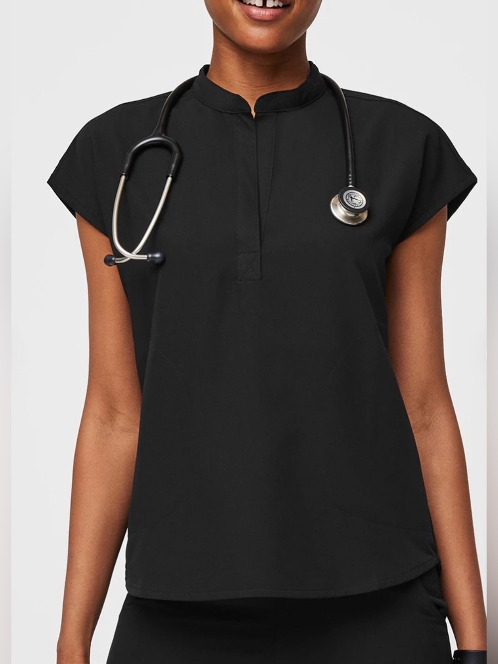 FIGS Raphaela Top XXS black